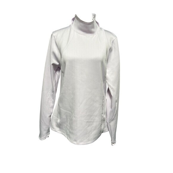 Under Armour Womens Lavender Athletic Pullover‎ Lg Long Sleeve Thumb  Ho… - Picture 1 of 7